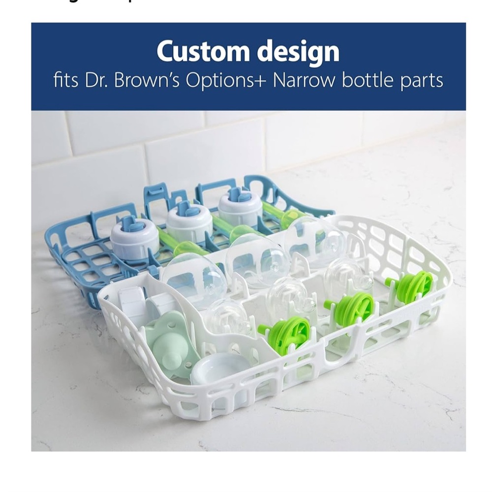 Baby bottle parts dishwasher Dr. Brown's Dishwasher Basket for Small Baby Bottle